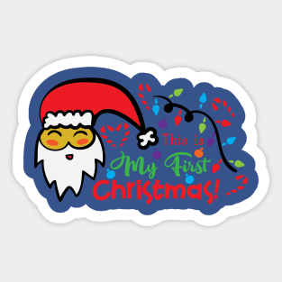 This is My First Christmas Sticker